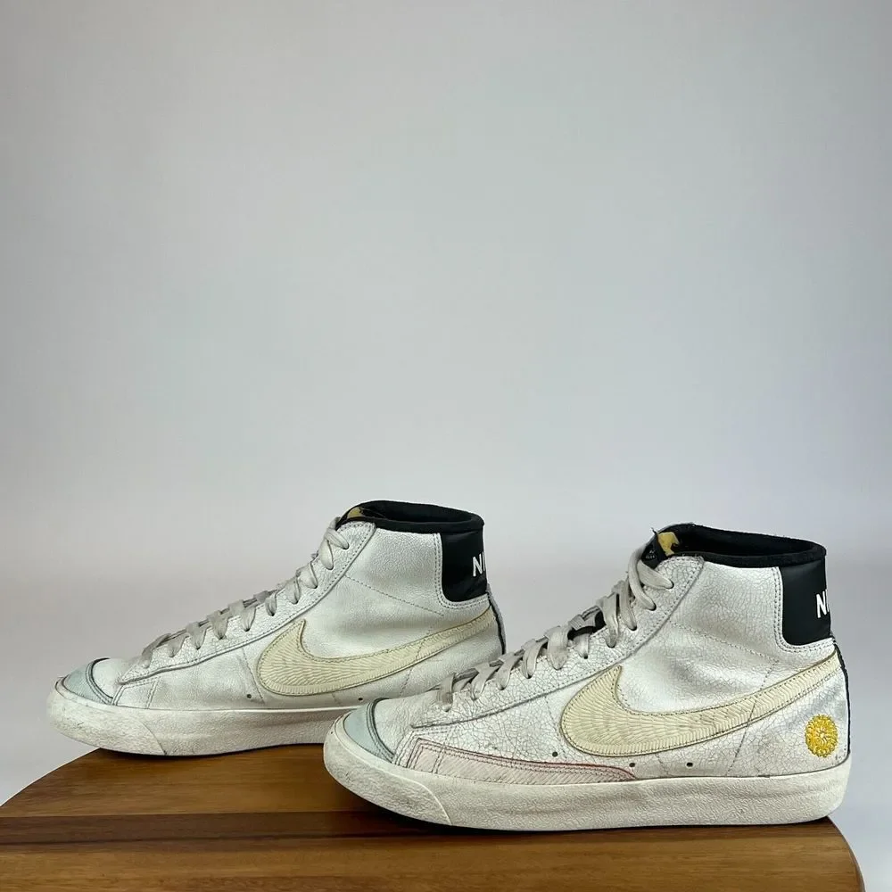 Mens Nike Blazer Mid‎ 77 Dia De Los Muertos Leather Shoes Sneakers Size 8 M GUC